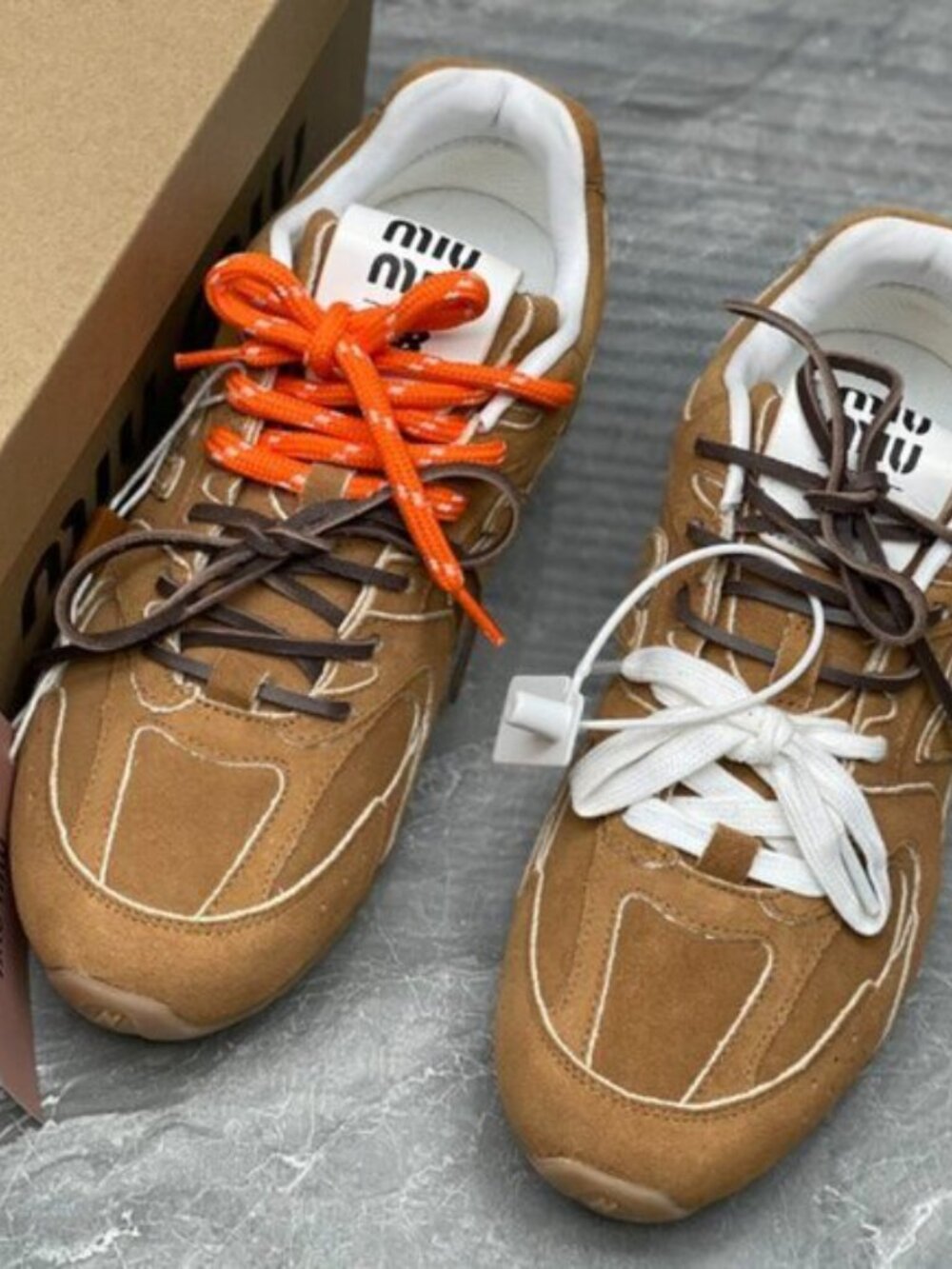 Women's Miu Miu x New Balance 530 SL Sneakers - Picture 2 of 9